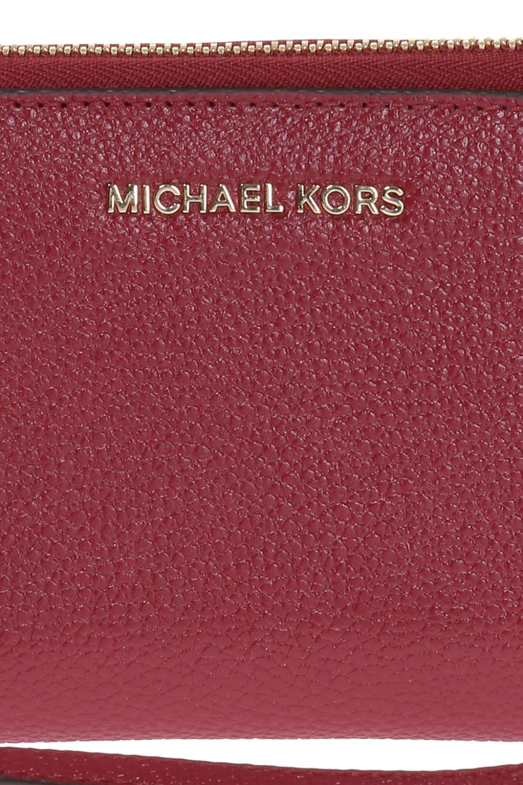 Michael kors jet store set travel wallet pink